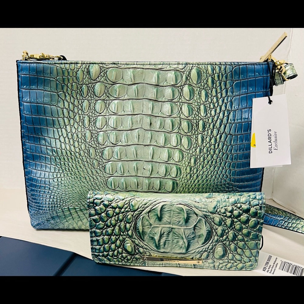 NWTS Brahmin Remy crossbody with matching Ady wallet ..